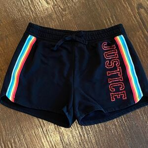 Justice Black Shorts Size 20Plus